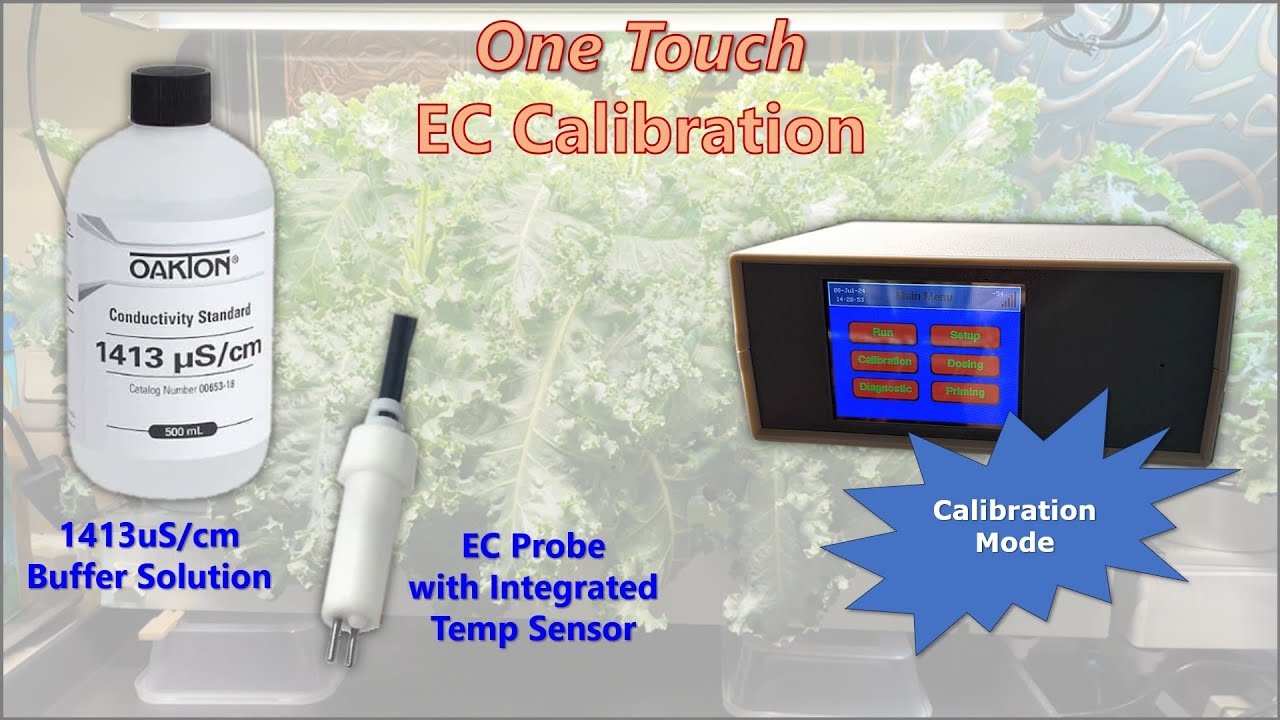Automated Dosing System - One Touch EC Calibration