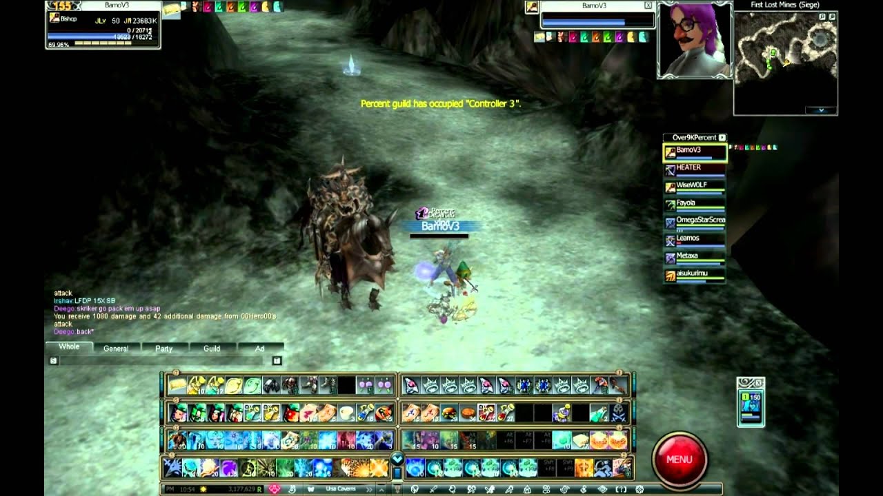 Rappelz Siege - Departed Vs Percent - LM1 13/05/11 (Part 2)