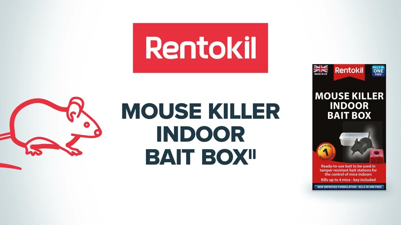 Rentokil DIY Mouse Killer Indoor Bait Box