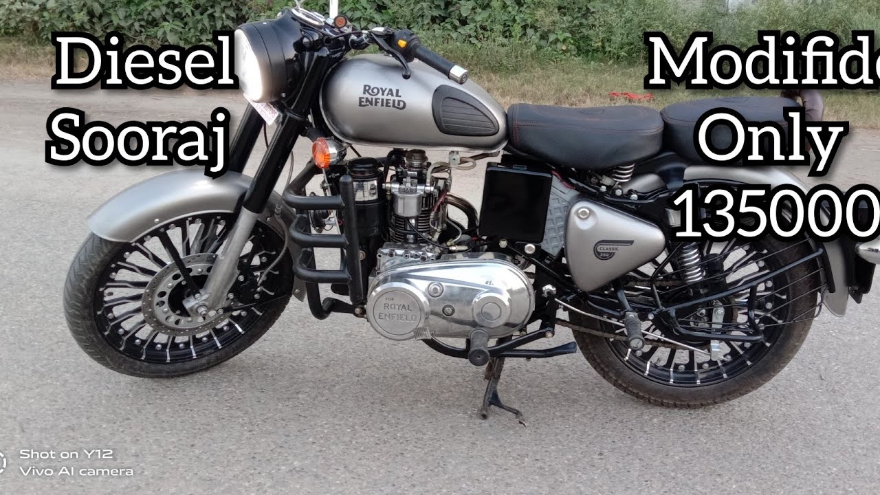 Diesel Sooraj modifide classic look Indian bullet kakku meerganj