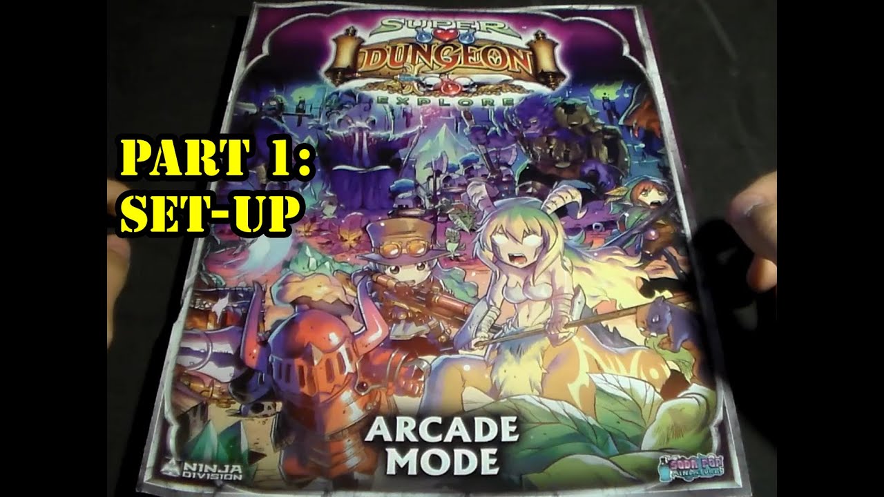 Super Dungeon Explore Arcade Mode Tutorial Part 1: Set-up