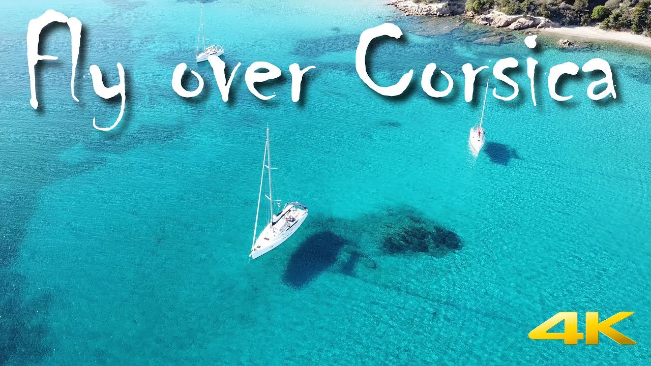 Fly over Corsica: Scenic Drone Footage