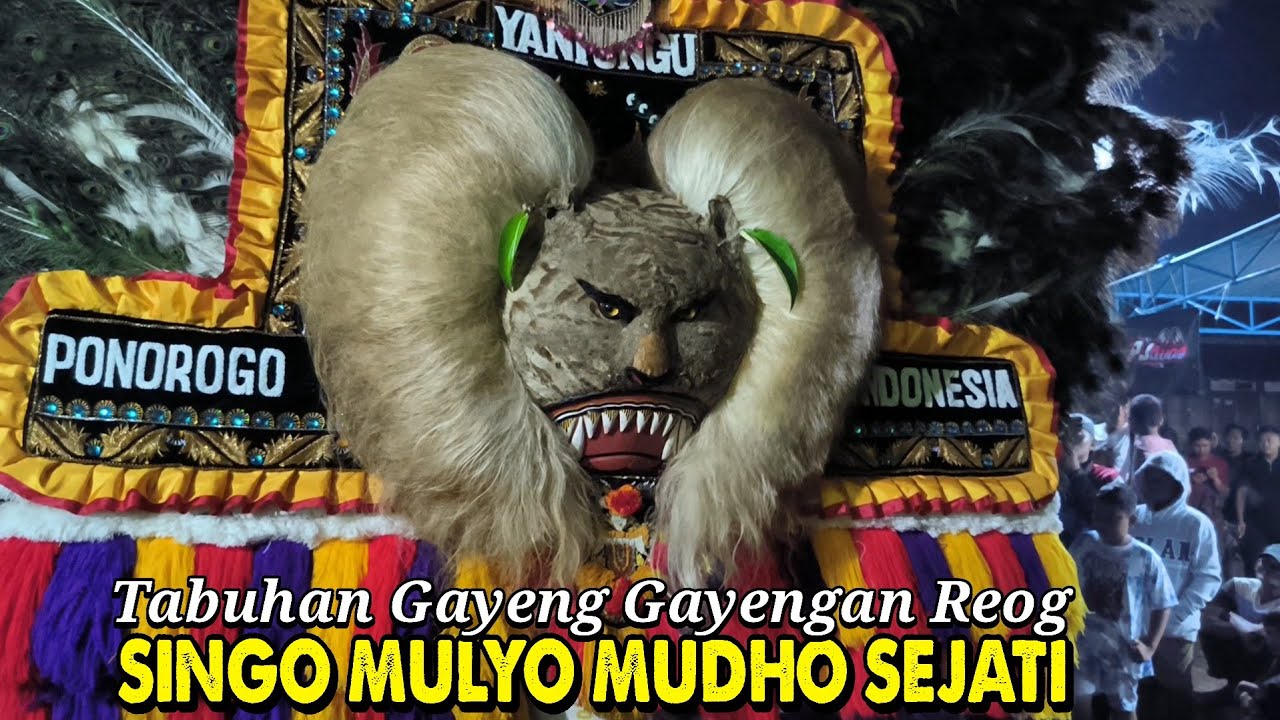 TABUHAN GAYENG GAYENGAN REOG SINGO MULYO MUDHO SEJATI DESA KEPEKAN KAUMAN 