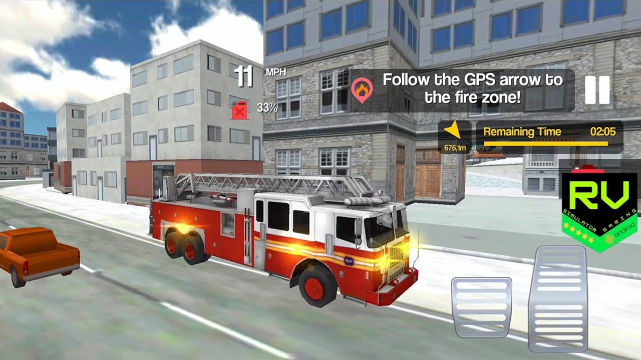 Fire Truck Rescue Simulator Gameplay | Epic Firefighting Missions & City Rescue Driving