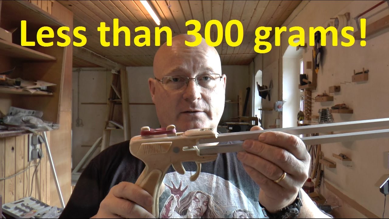 Featherweight Sling-X-Bow Pistol vs. Exploding Bottles