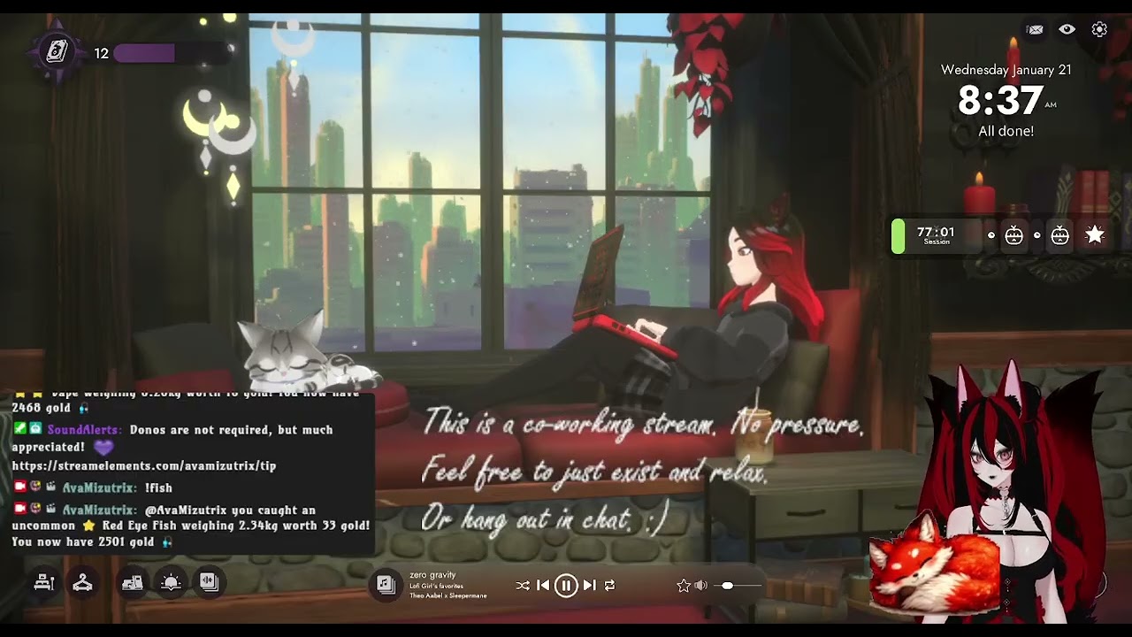 Lofi Co-working chill stream (1) | Ava VOD
