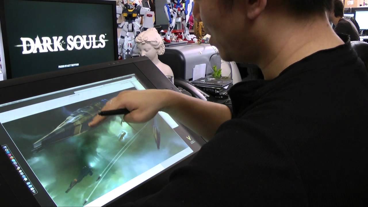 Cintiq 24HD flagship keyvisual - making of