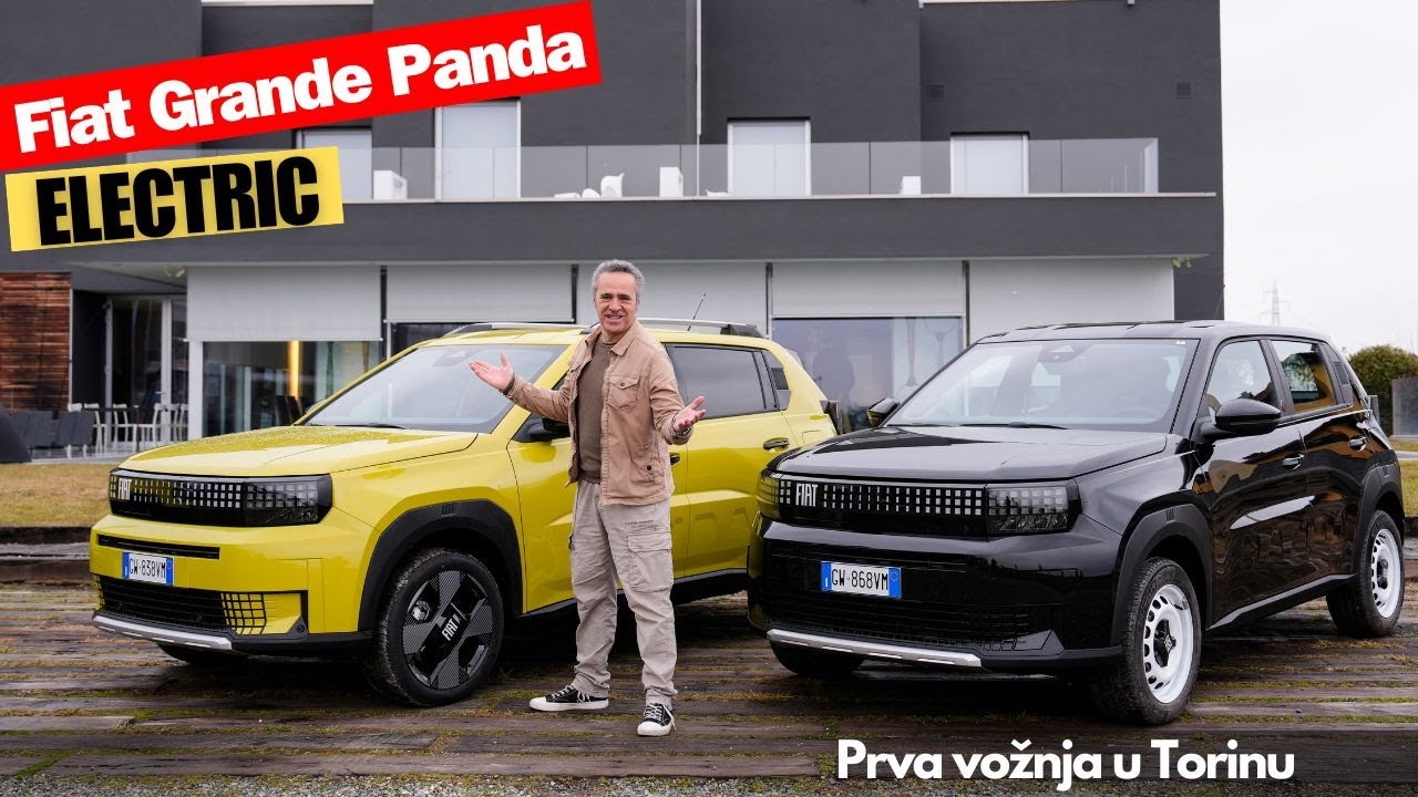Fiat Grande Panda -  Prva vožnja u Torinu !