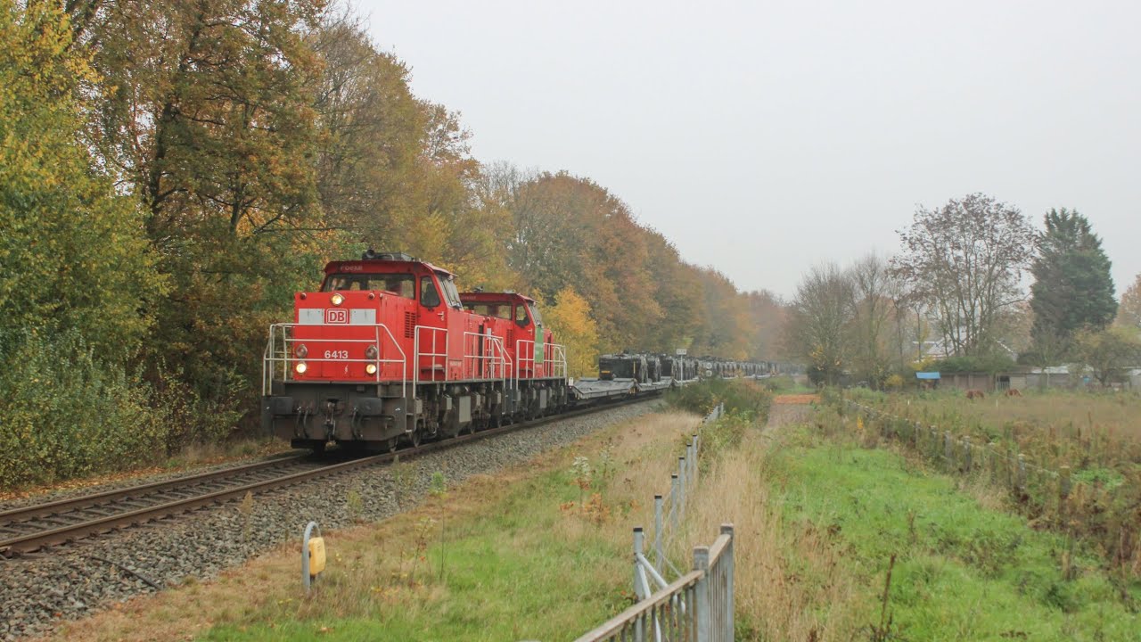 DBC 6413 & 6411 komen met een MVV door Reuver