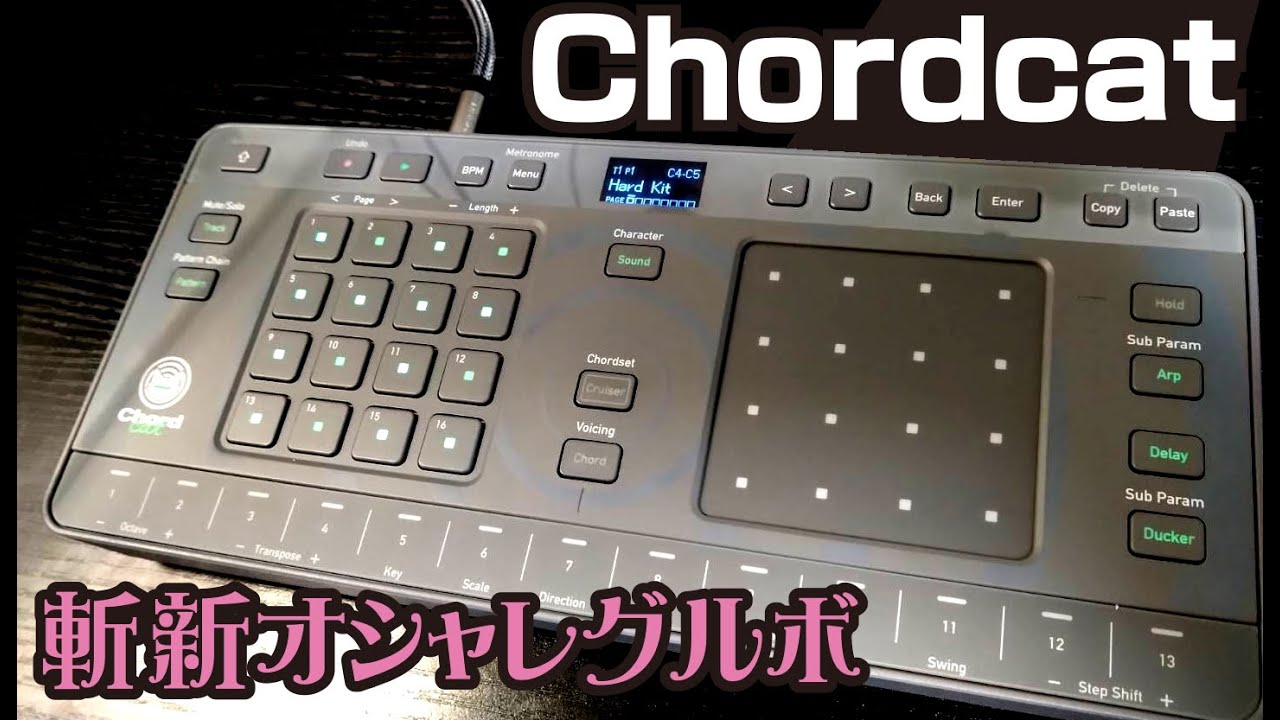 ChordCat 斬新グルボ初見レビュー！