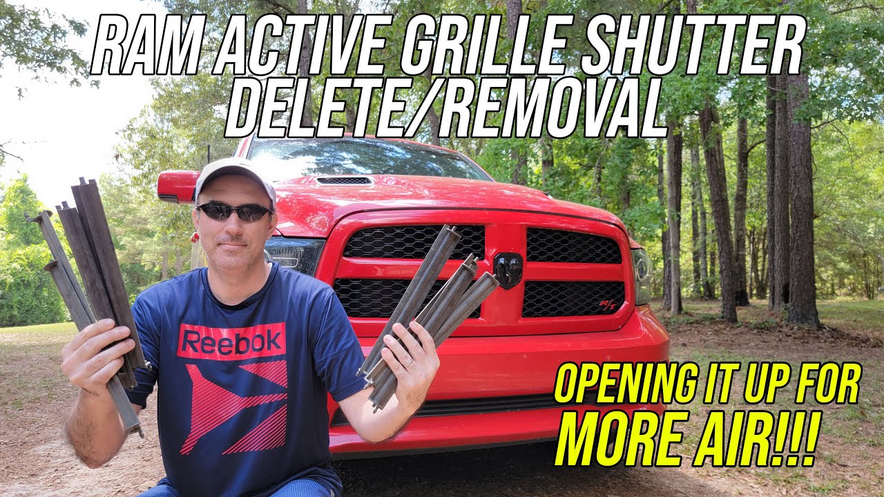 2009-2018 4th Gen RAM Active Grille Shutter (AGS) Delete/Removal