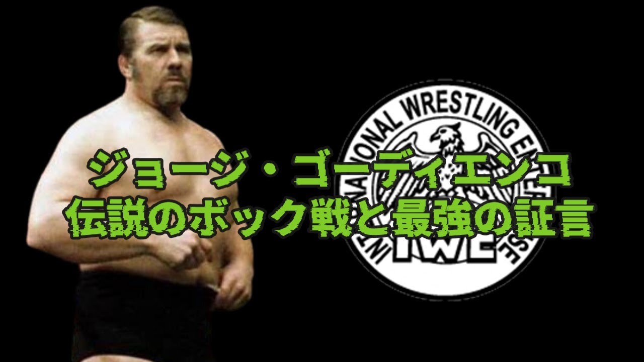 ジョージ・ゴーディエンコ・・伝説のボック戦と最強の証言