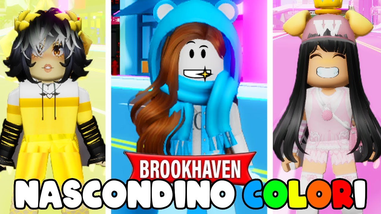 BROOKHAVEN MA UAN RUOTA DECIDE IN CHE COLORE NASCONDERCI SU ROBLOX!