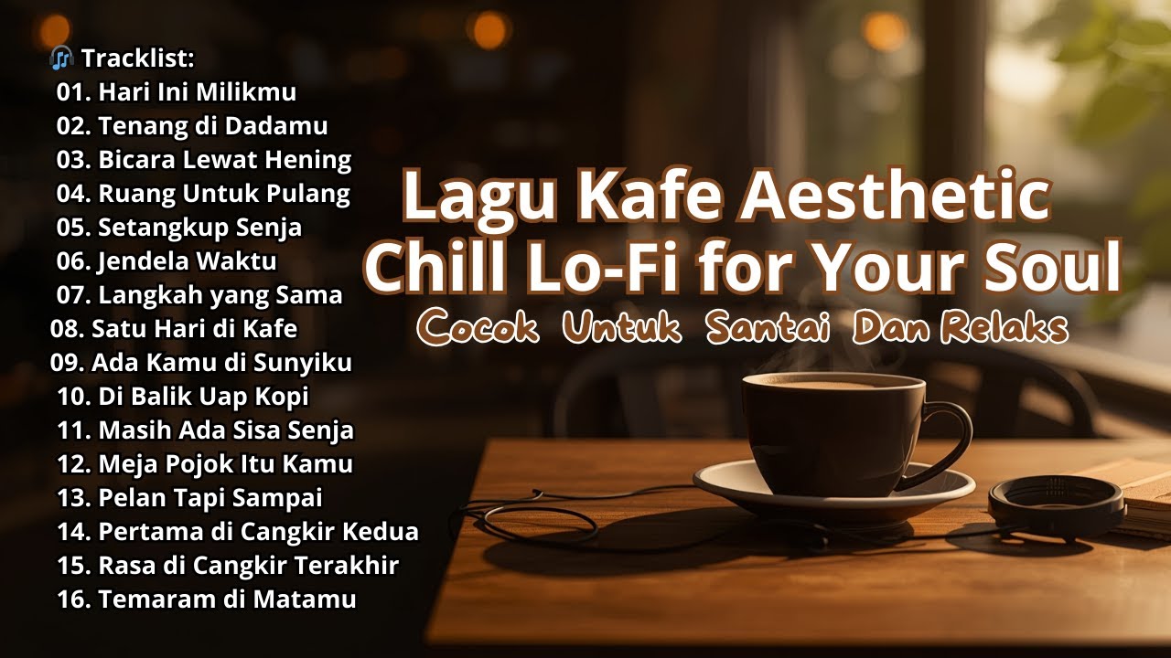 Lagu Kafe Aesthetic ☕ | Chill Pop Lo-Fi Musik Santai untuk Belajar & Relaks #lagukafe #chillpop