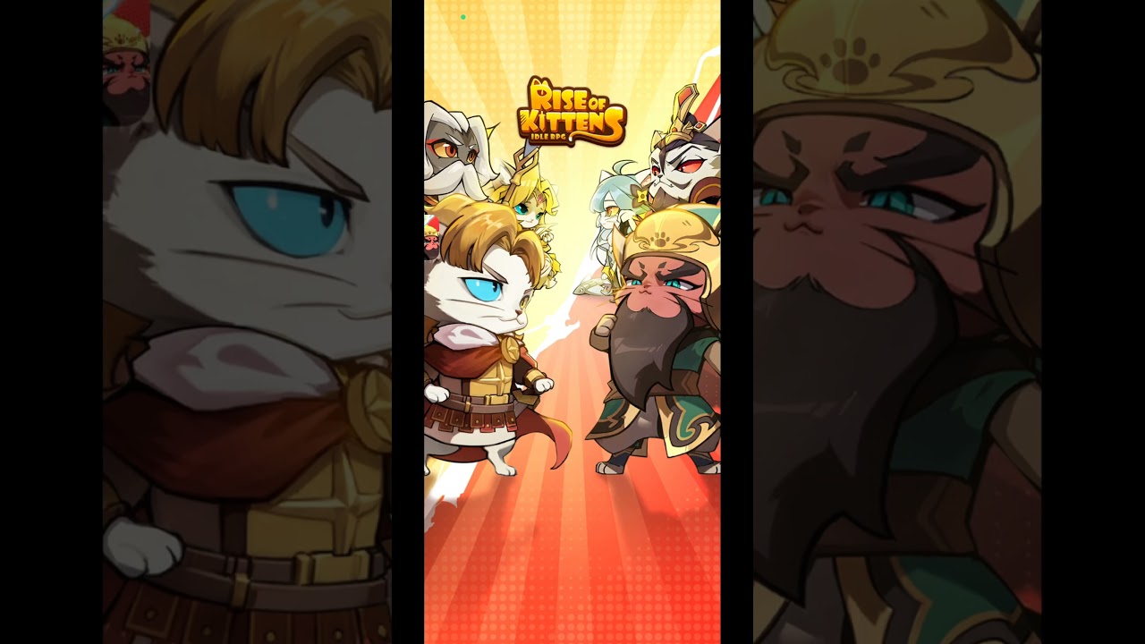 Cat Warriors Clash in Rise of Kittens: Idle RPG! #RiseofKittens #CatWarriors #StrategicBattles