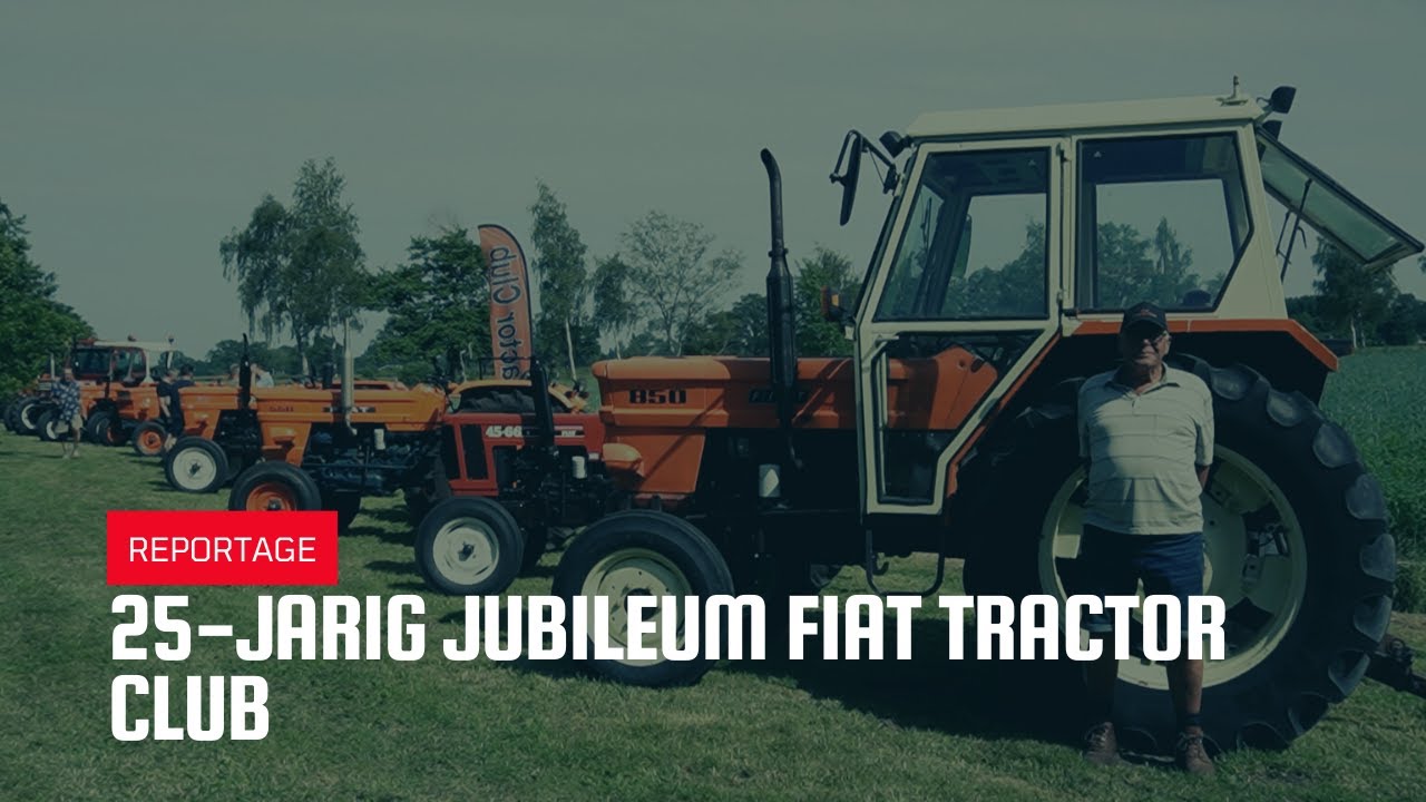 Een oranje gloed aan Fiat trekkers