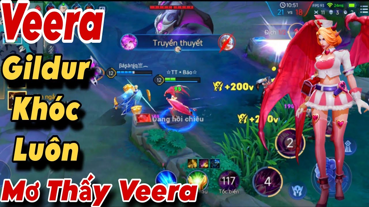 Veera Sách Thánh Ghim Gildur Cả Trận Đấu Một Combo Không Kịp Ngáp Đêm Về Mơ Thấy Veera