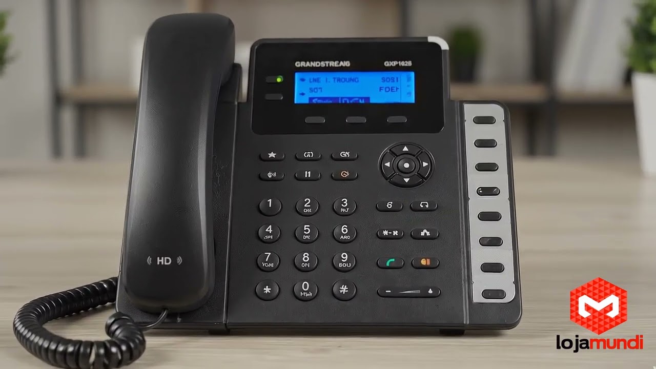 Telefone IP Grandstream GXP1628 | 2 Linhas Gigabit PoE
