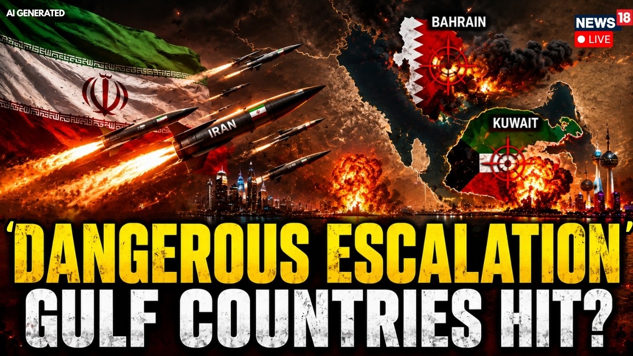 Gulf War LIVE | West Asia Erupts: Iran Targets Bahrain, Kuwait After Fresh US Strikes Near Hormuz
