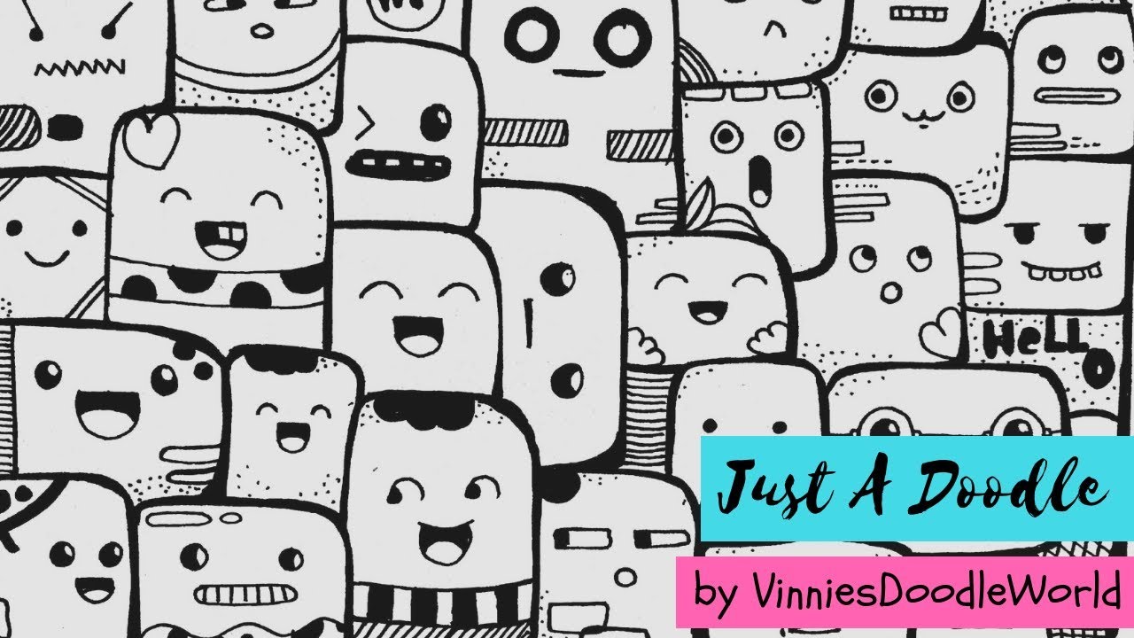 Just A Doodle | Random Doodle | Doodles For Beginners | Doodles by Vinnie's Doodle World