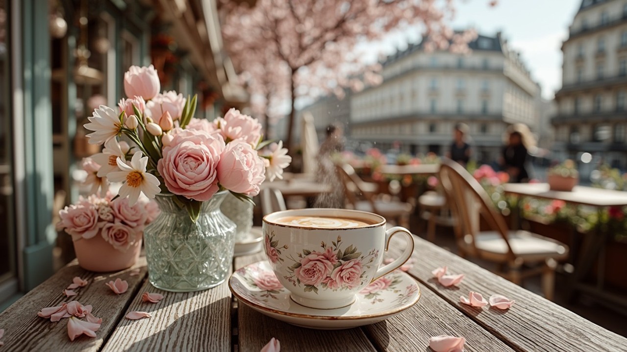 Уютный джаз на пианино - расслабляющий джаз для учебы в весеннем Париже