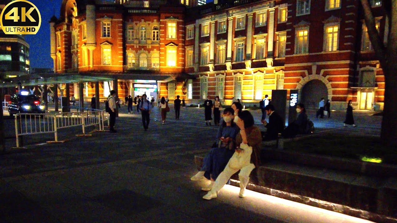 【4K】Tokyo Field Walk🚶‍♂️ - Tokyo Sta. to Yurakucho Sta.  @night - June 2022