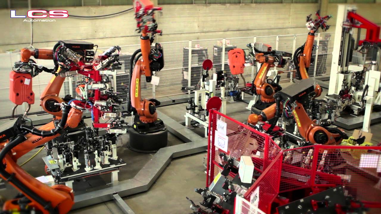 Linea automatica Kuka Robot
