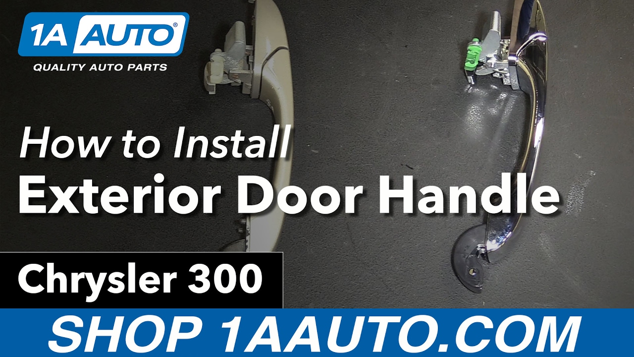 How to Replace Front Drivers Exterior Door Handle 05-10 Chrysler 300