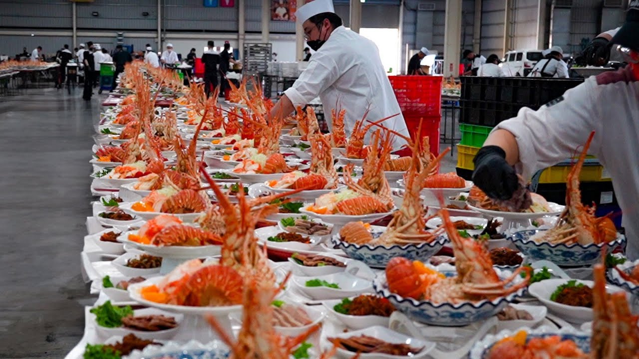 百位餐廳師傅準備6000人大餐！千人尾牙盛宴，帶你見識中部辦桌王的滿漢全席 - 台灣流水席, 台灣傳統辦桌