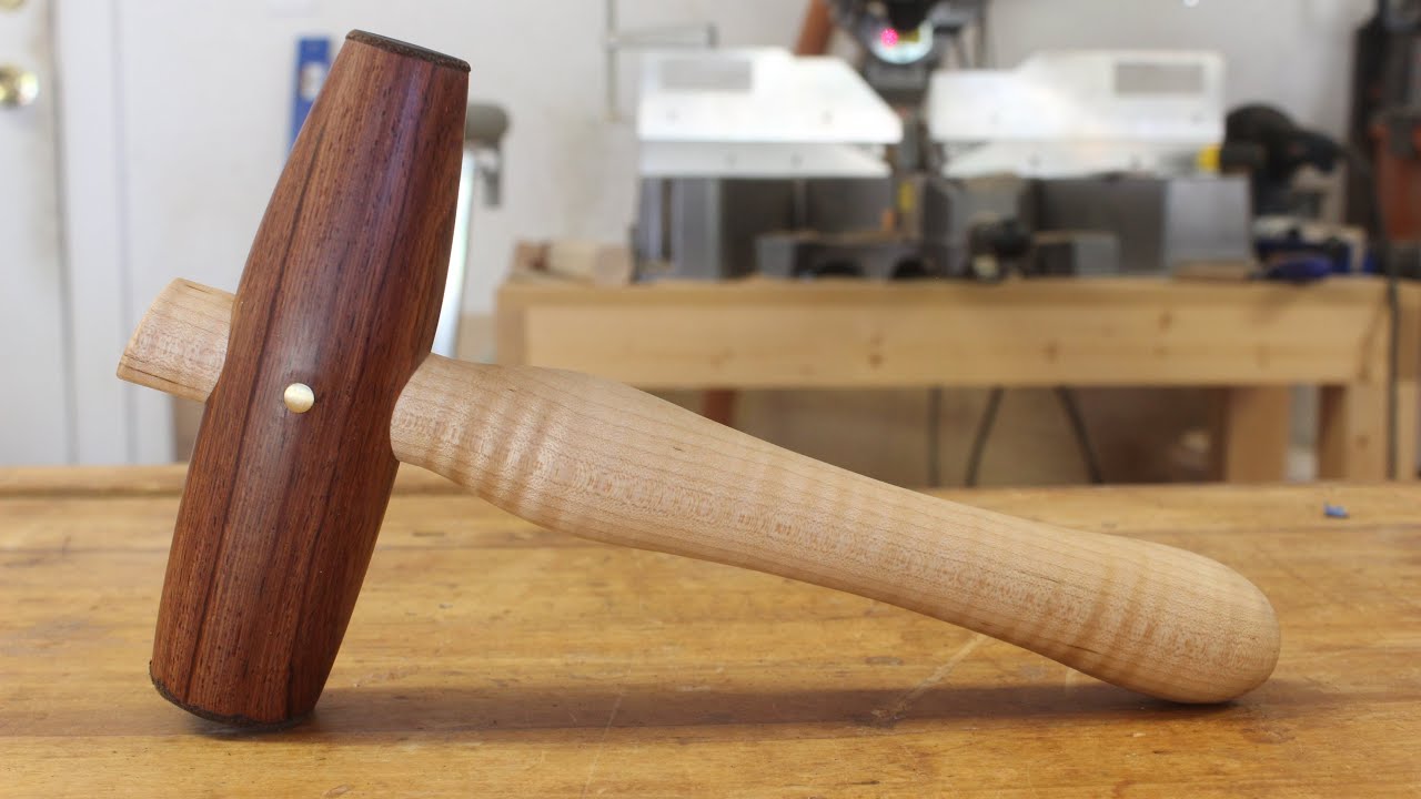 Making a Cocobolo Mallet on the Lathe