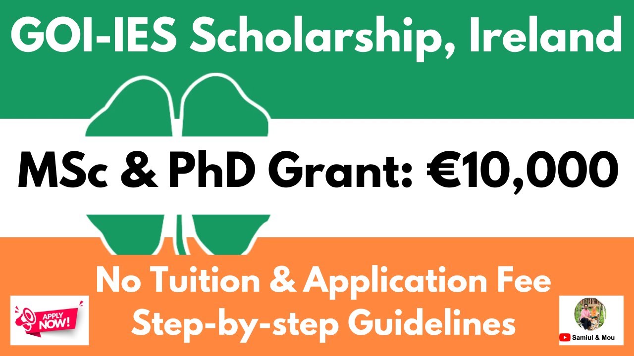 Ireland Government Scholarship 2025-2026 🇮🇪 II Fully Funded Master's & PhD with €10,000 Stipend