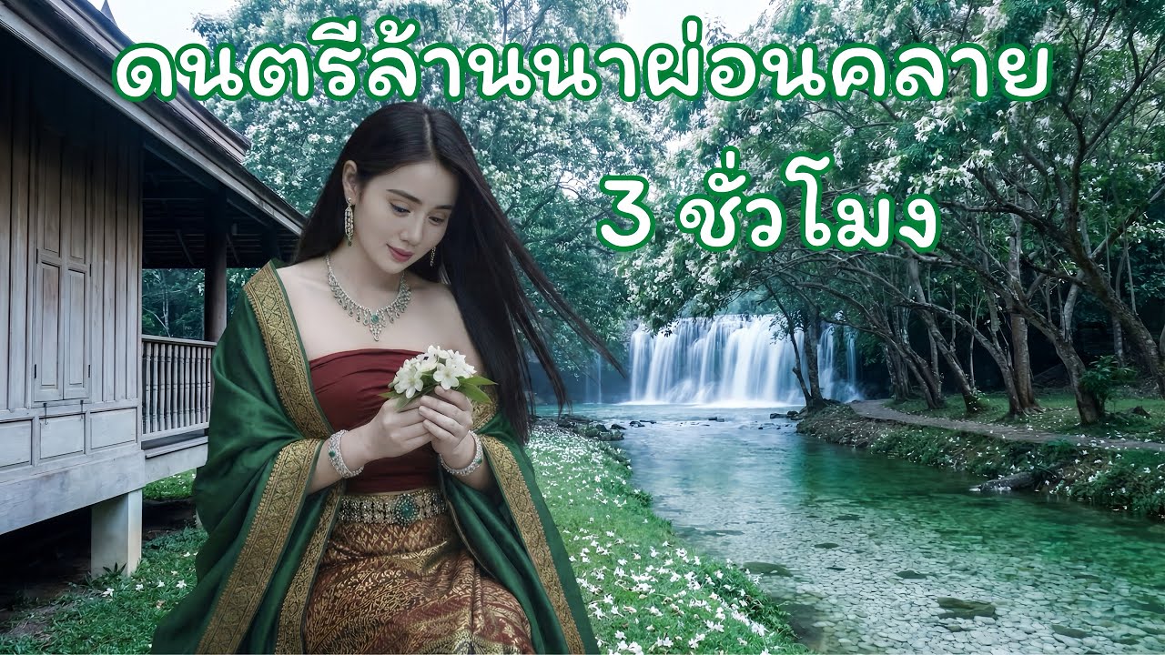 ดนตรีล้านนาผ่อนคลาย | 3 Hours Relaxing Northern Thai Music | Lanna Instrumental: Seung & Saw