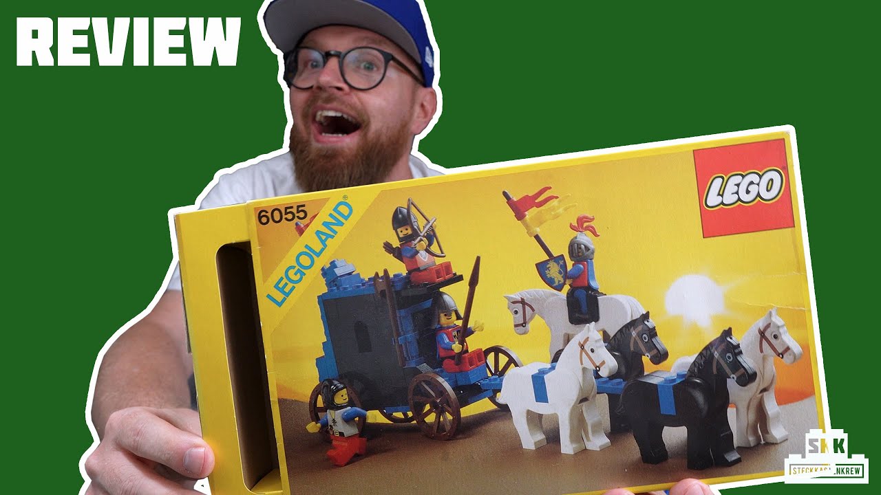 5 Pferde, großer Spielwert und rätselhafte Innenbox in Gelb: LEGO® 6055 von 1985 [Review]
