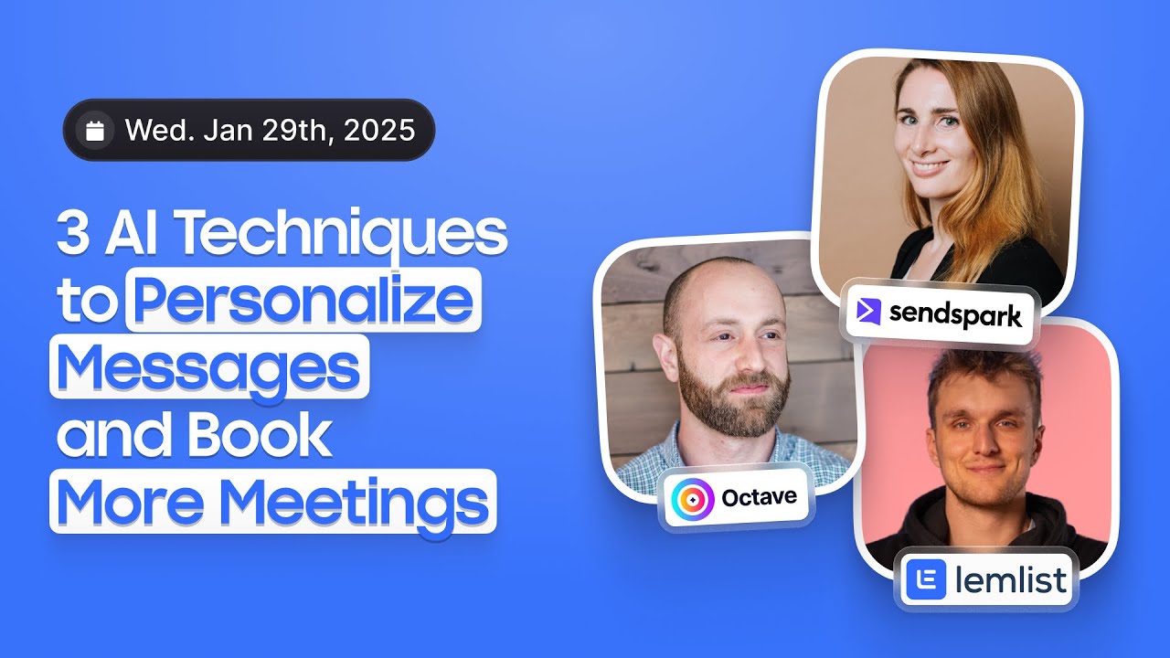 3 AI Techniques to Personalize Messages and Book More Meetings