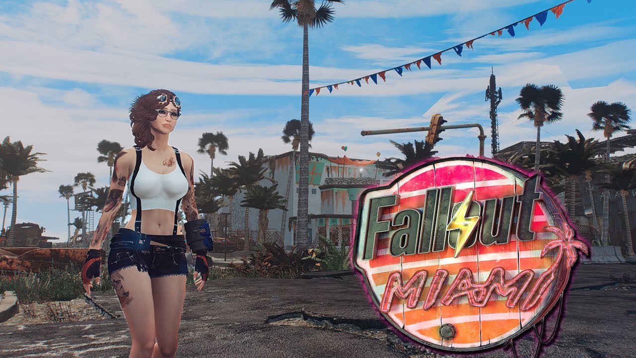 FALLOUT MIAMI - First 16 Minutes of Gameplay - Fallout 4 (Early Version)