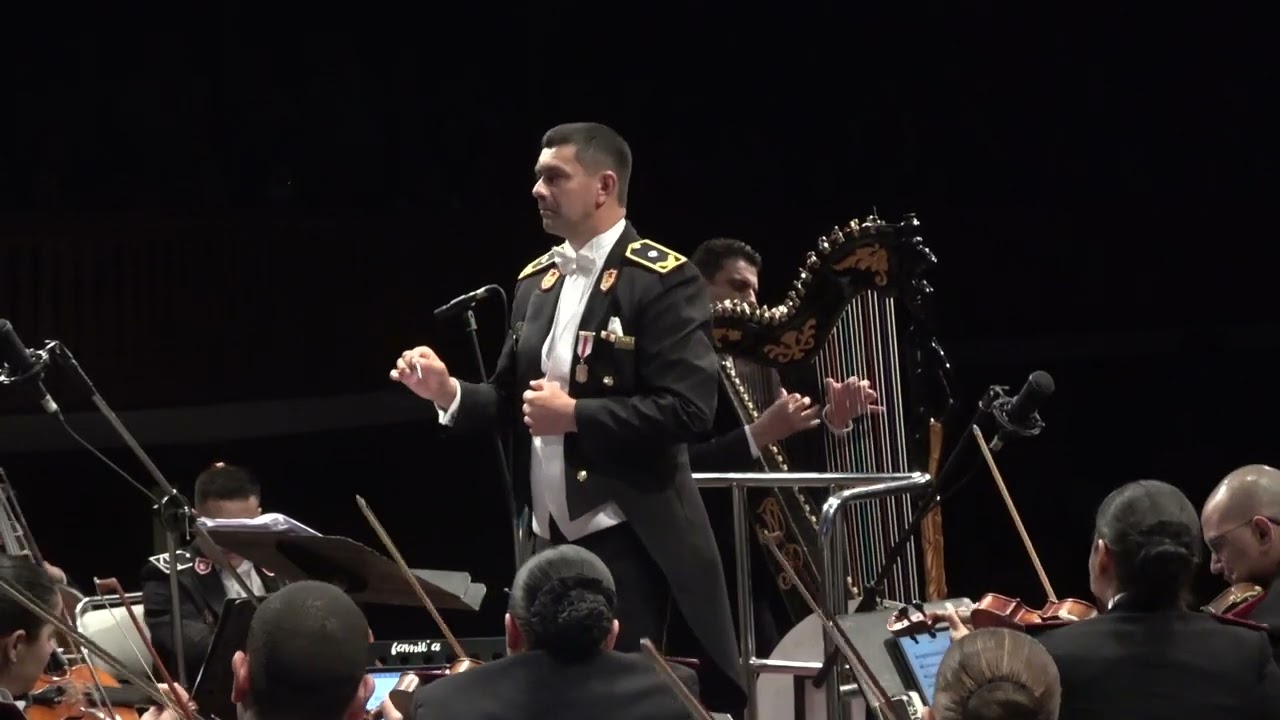 . Cascada – Digno García -  Marcelo Rojas - Orquesta Sinfónica de la Policía Nacional