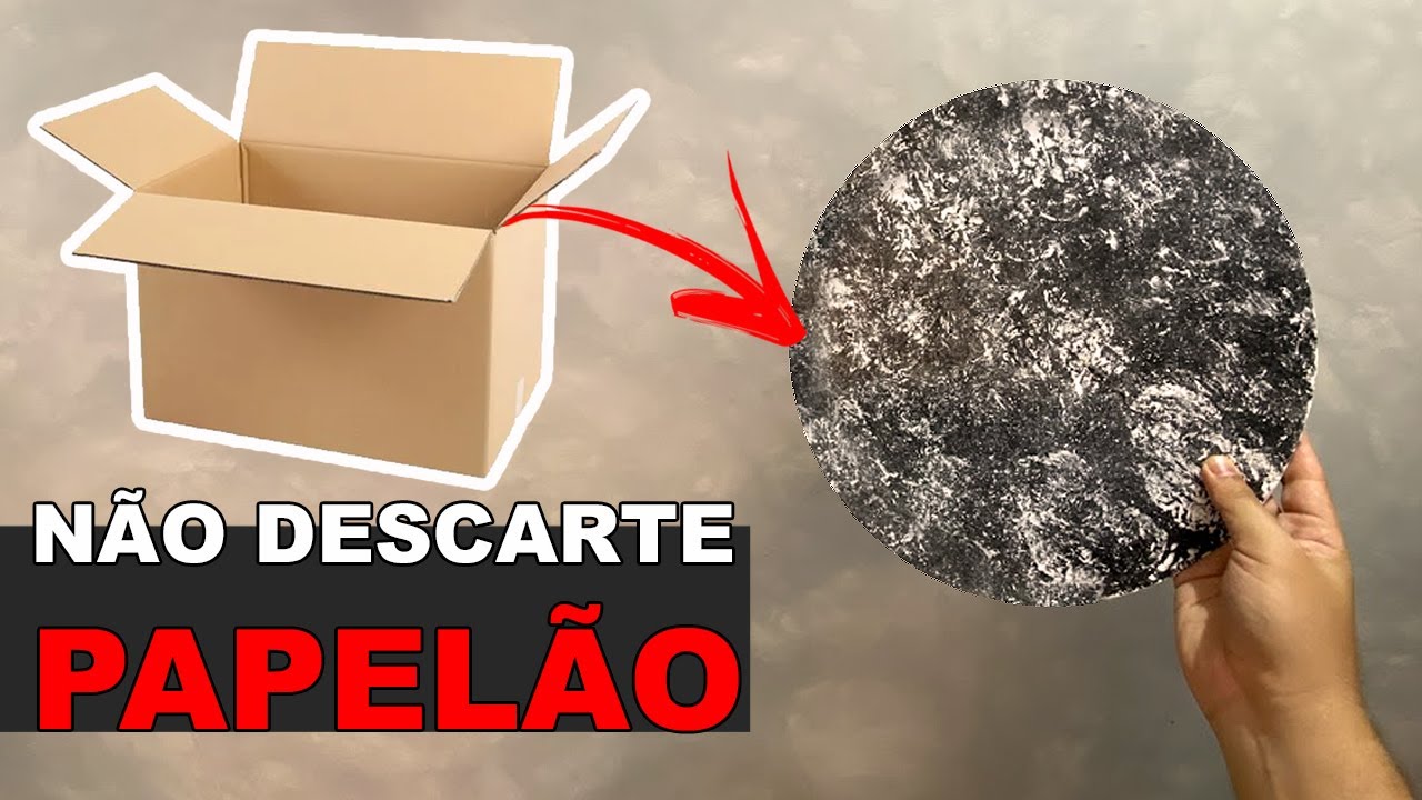 REUTILIZE CAIXA DE PAPELÃO E FAÇA UM LINDO SOUSPLAT | MESA POSTA DE NATAL