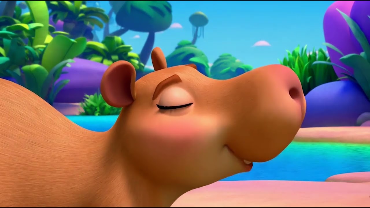 🎶✨ El Baile del Capibara 🎶✨  Baila y Canta con el Amigo Capibara 💃🕺 Capibara Feliz  ✨