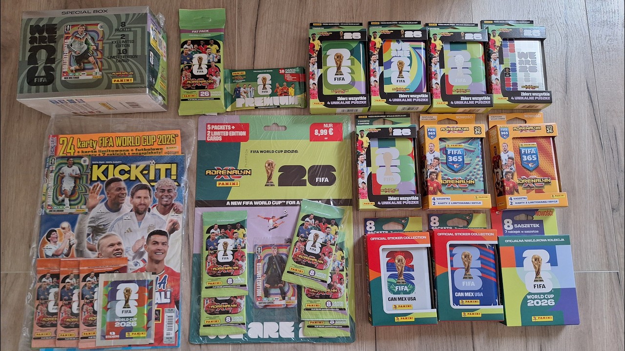 MEGA MIX UNBOXING R&Oacute;ŻNYCH EDYCJI - SZOK WPADA MEGA KARTA!!!