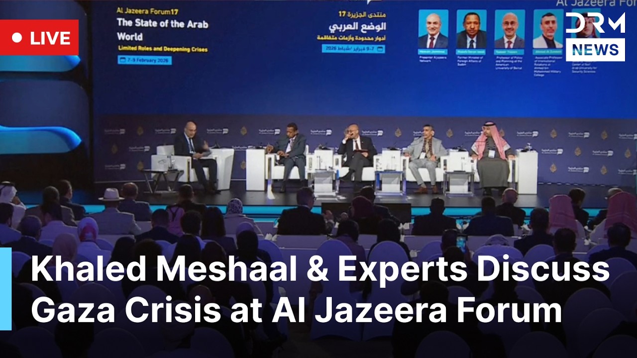 LIVE: Khaled Meshaal & Experts Discuss Gaza Crisis at Al Jazeera Forum in Doha