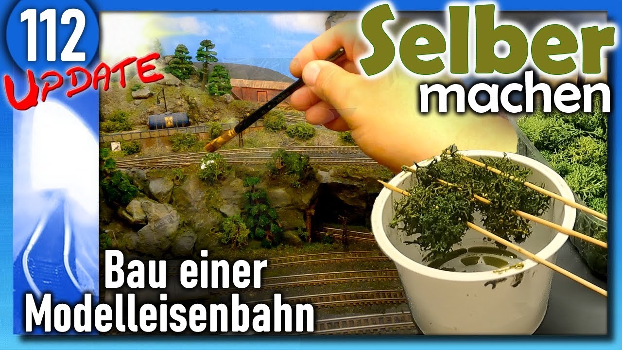 #112 Büsche und Grünzeug preiswert selber machen 🚂 Modelleisenbahn für Spur H0 TT N + Z 1:160 1:220