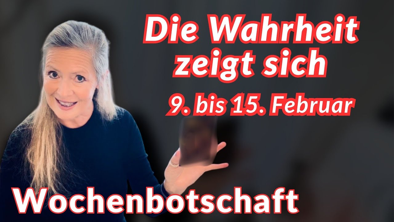 🔮 TAROT Wochenbotschaft 9.&ndash;15. Februar | Halbmond im Skorpion &ndash; Die Wahrheit will gesehen werden 💫