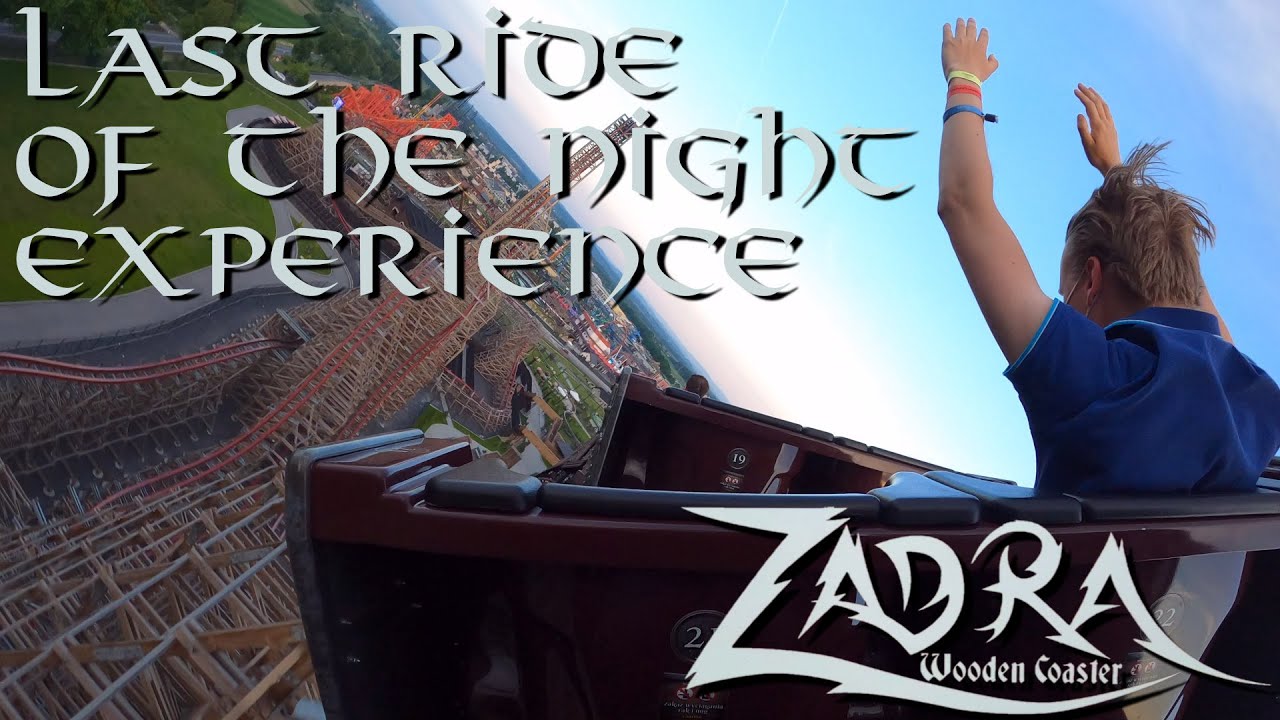 Zadra - Last ride of the night experience - Energylandia - RMC Hybrid Coaster - POV