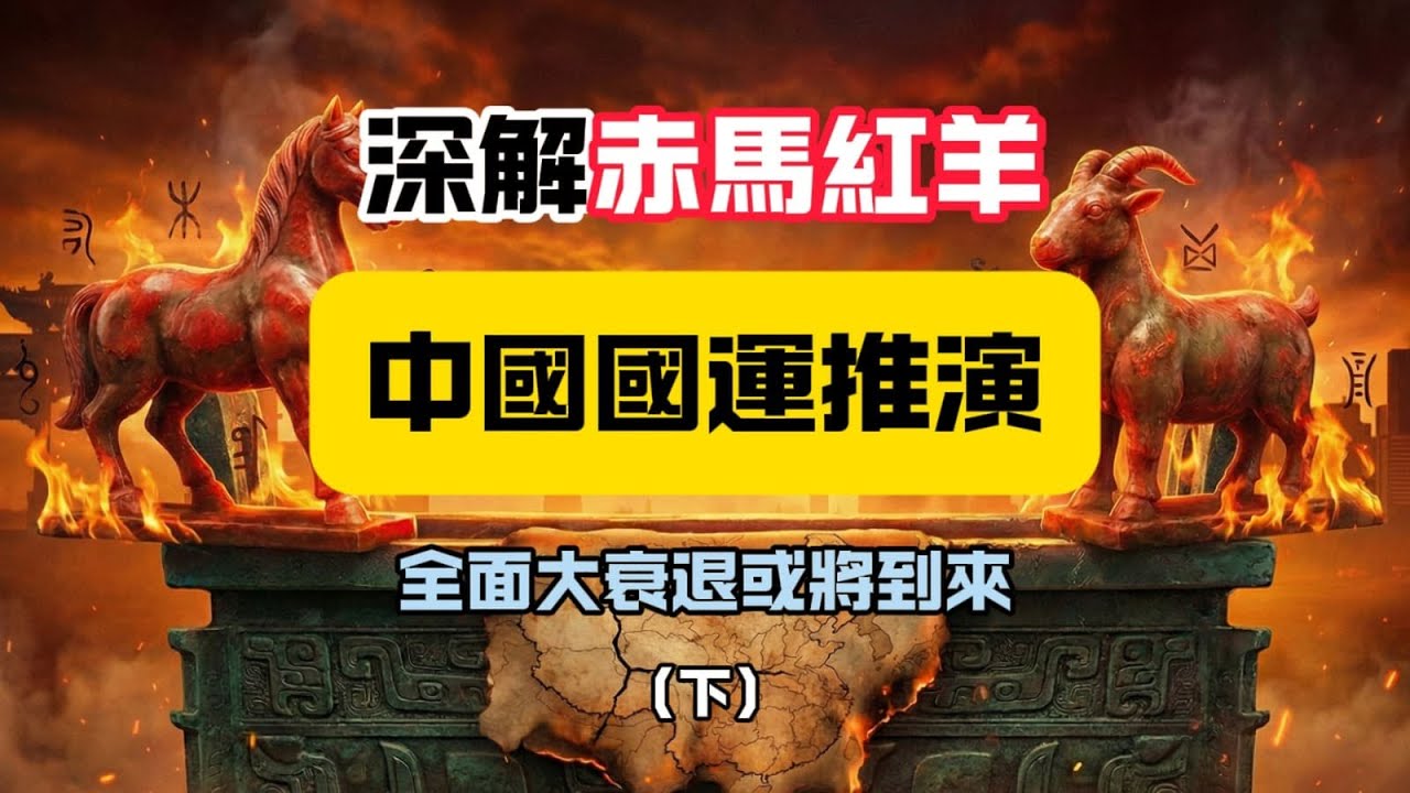 深解赤馬紅羊 | 國運大衰退獨家推演！2030全面大衰退？揭秘未來30年中國最黑暗的時刻…