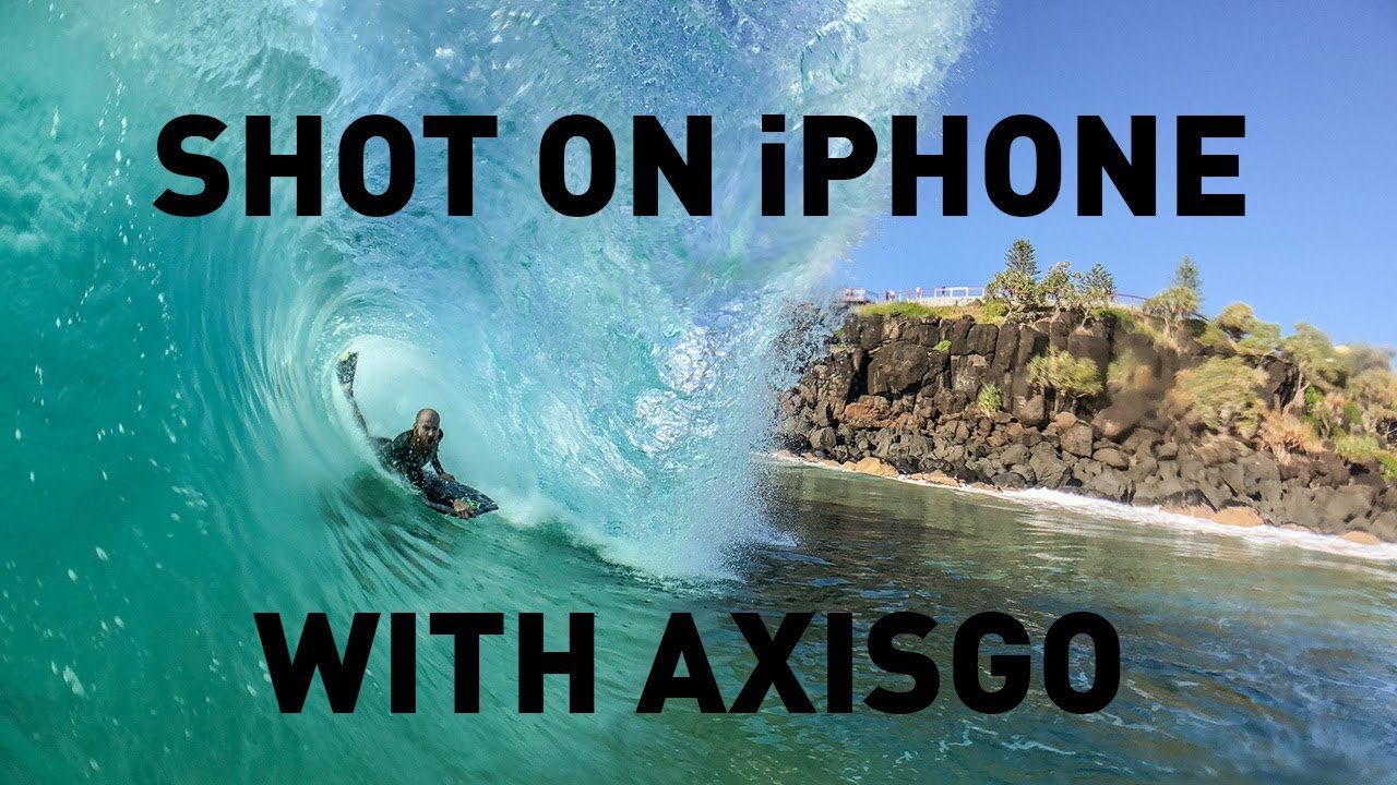 Pumping shorebreak with AxisGO! #shotoniPhone8 Vlog