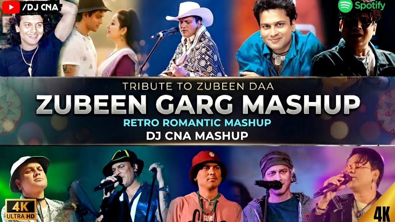 Zubeen Garg Forever – Retro Romantic Mashup | A Musical Tribute by DJ CNA