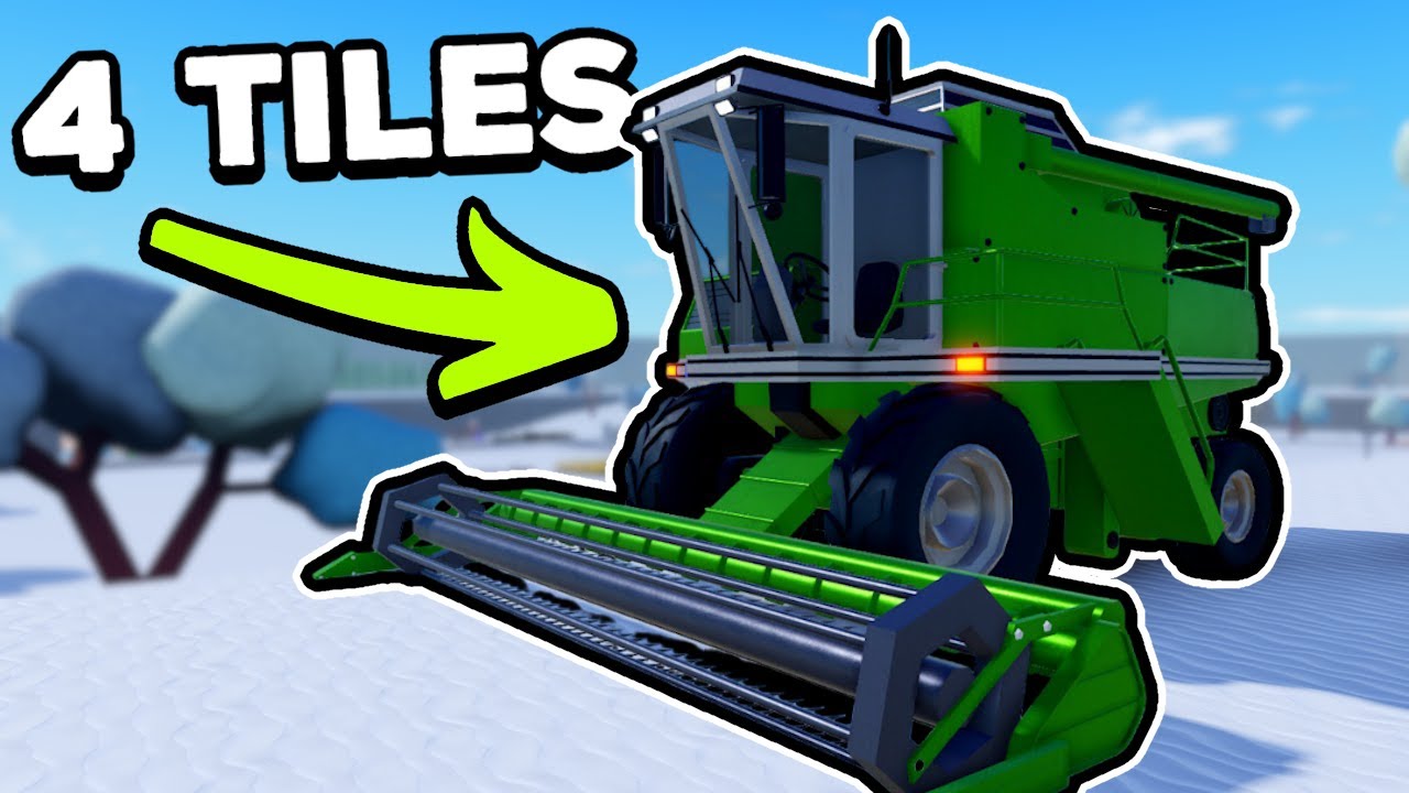 Driving The NEW Vintage Harvester! Farming and Friends Winter Pass (Roblox)