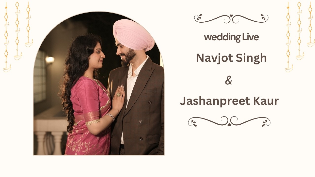 Navjot Singh weds Jashanpreet Kaur , Wedding Live by Sarb Photography Cont:-  97286 57116