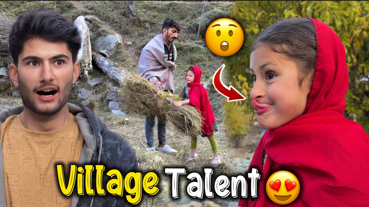 Village Mela Gone Wild 😆 | Tongue-to-Nose Challenge 👅 & Traditional Hay Work 🌾 | ShowBoo Vlogs 2025