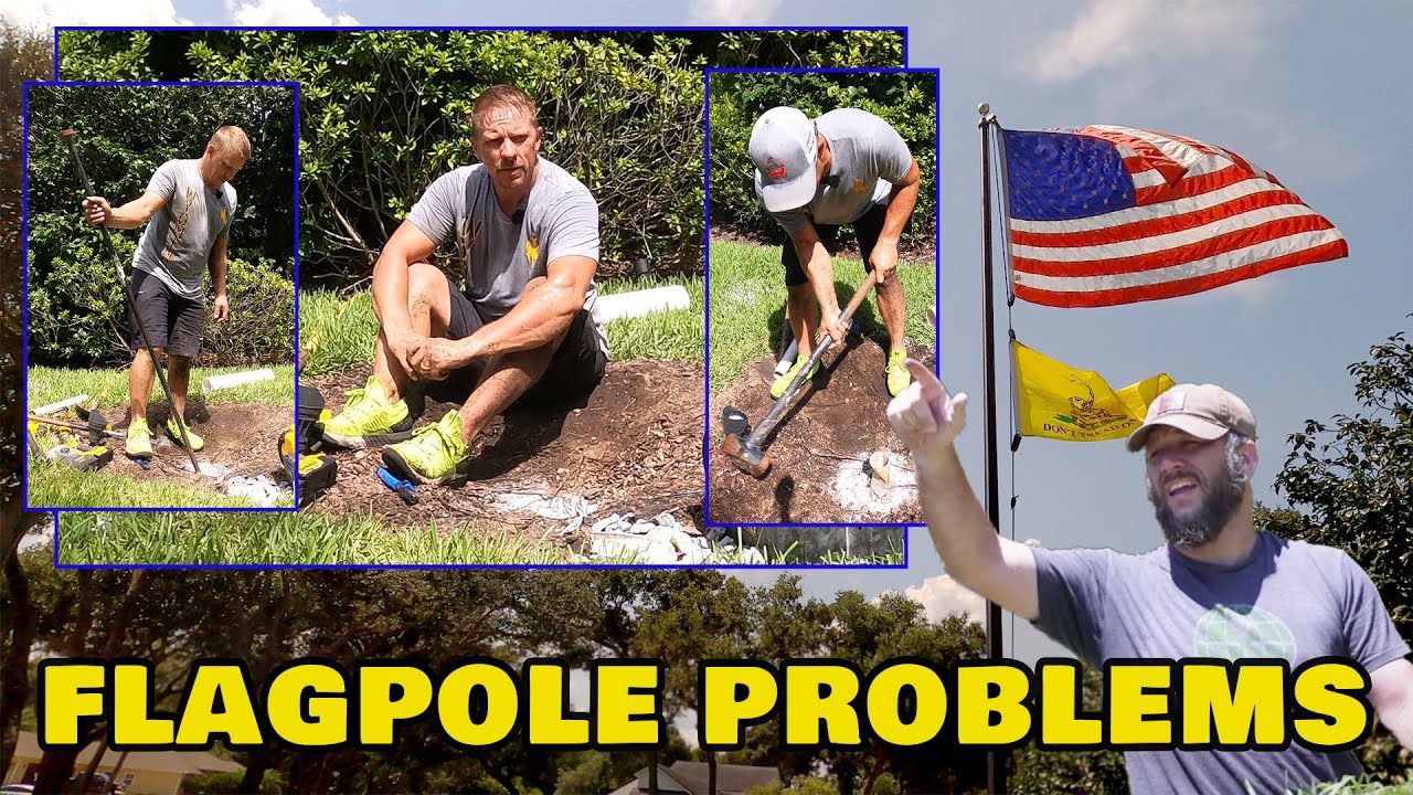 HAXMAN Did NOT Prepare Me For This Flagpole Installation!